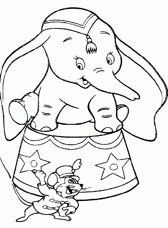 Dumbo Color Pages