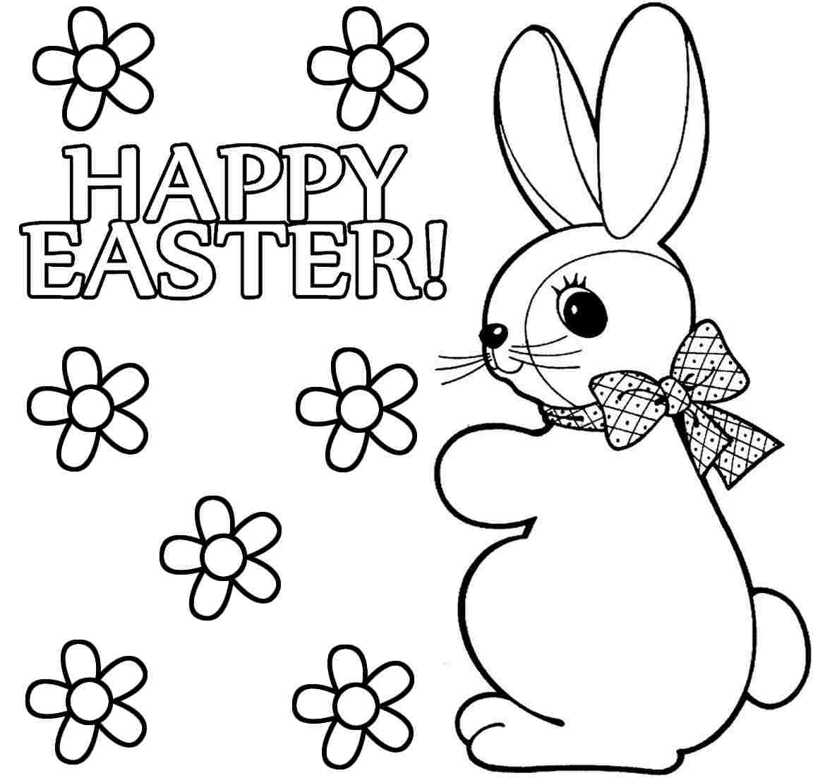 Easter Bunny Coloring Pages Printable Warehouse Of Ideas