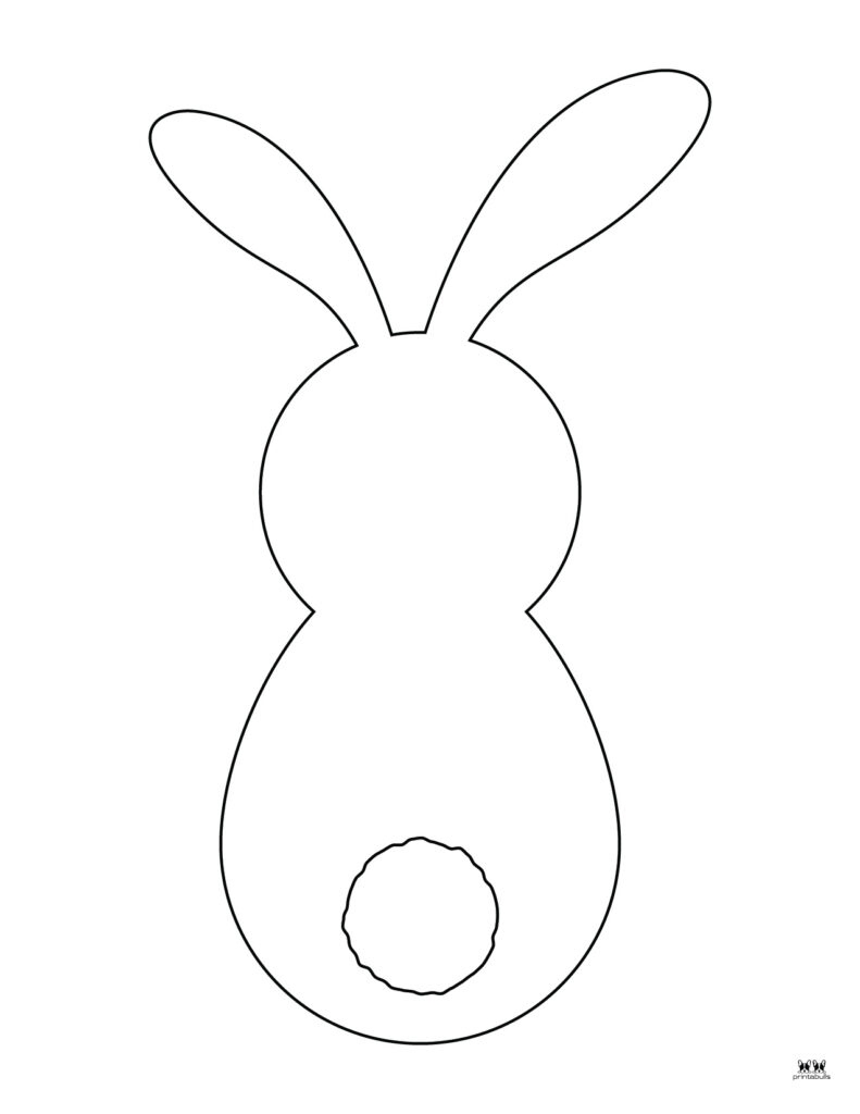 Easter Bunny Template Free Printable Printable Templates