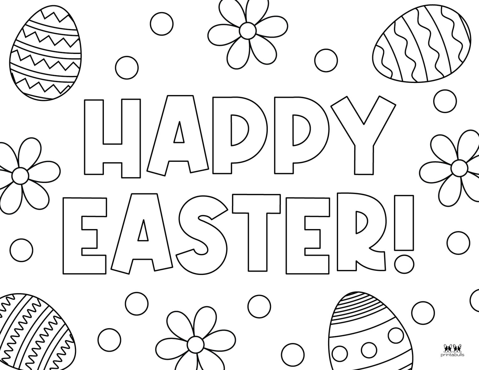 Easter Color Pages Free