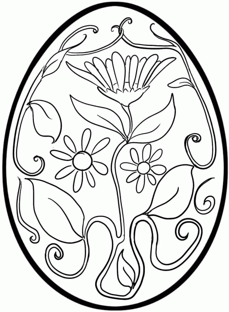 Easter Coloring Pages For Adults Coloring Home