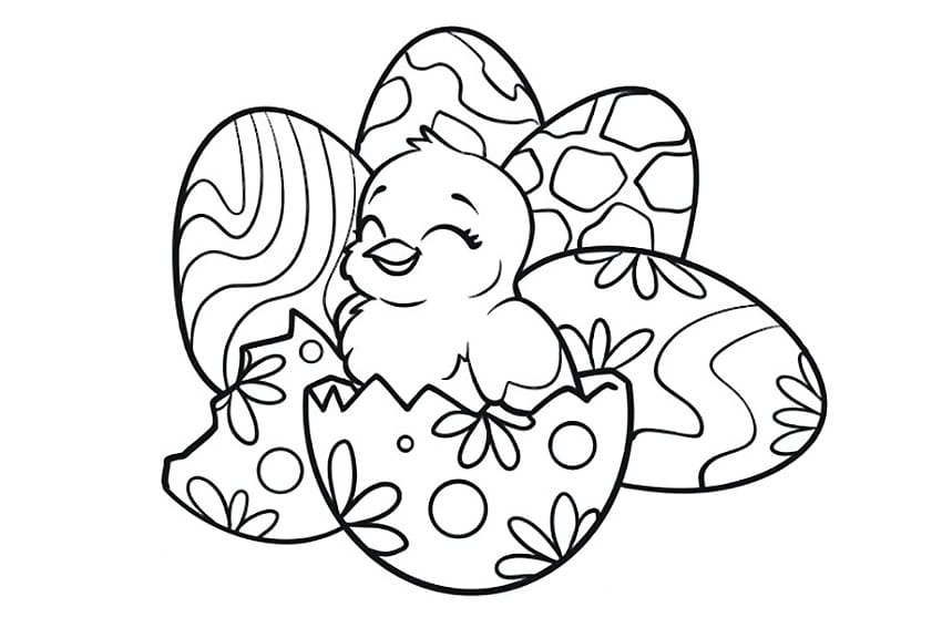 easter free color pages