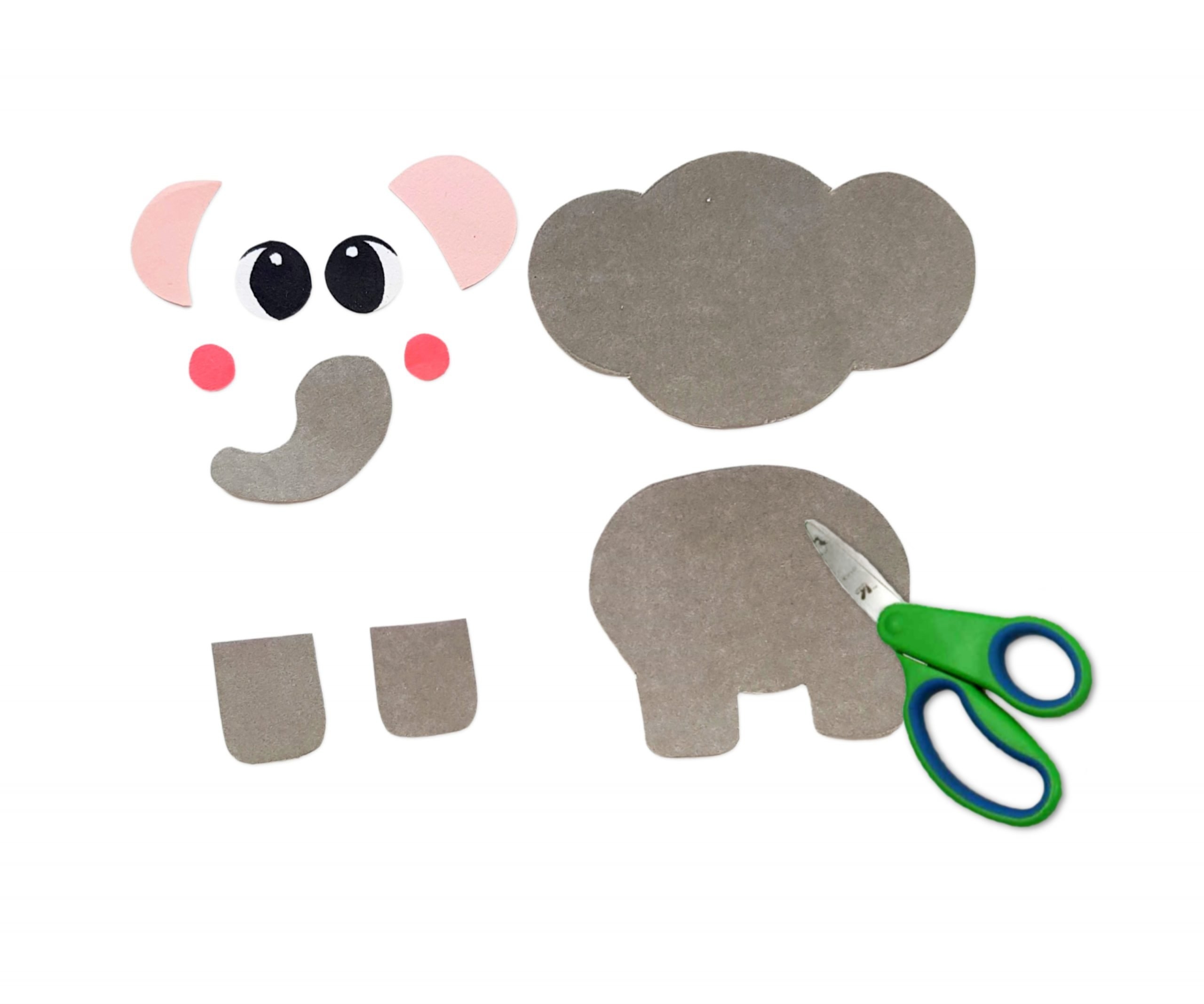 free printable elephant craft