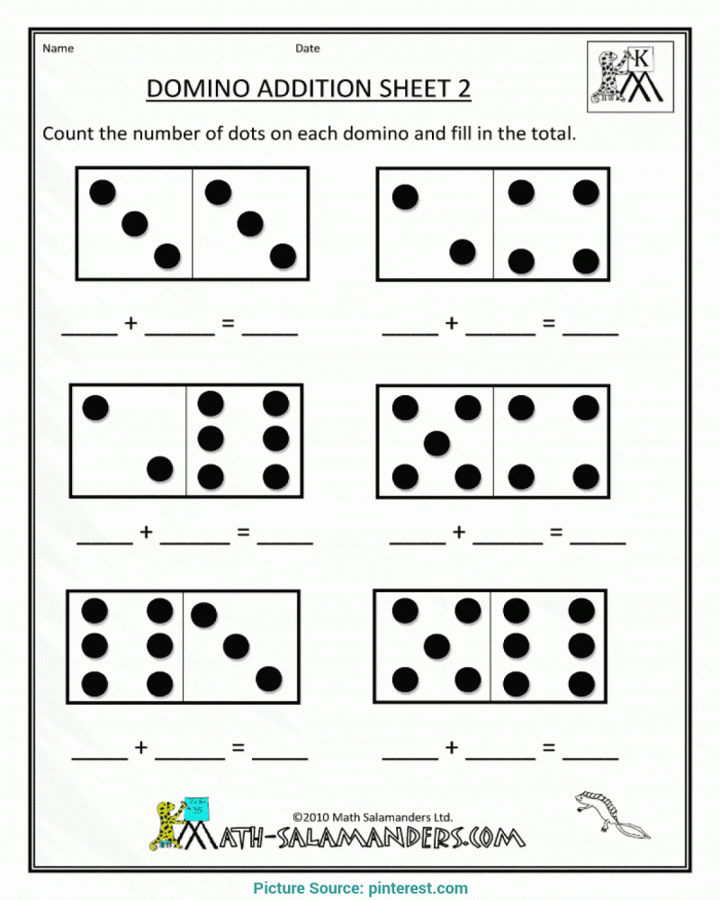 Easy Printable Math Worksheets For Kindergarten Math Worksheets Printable