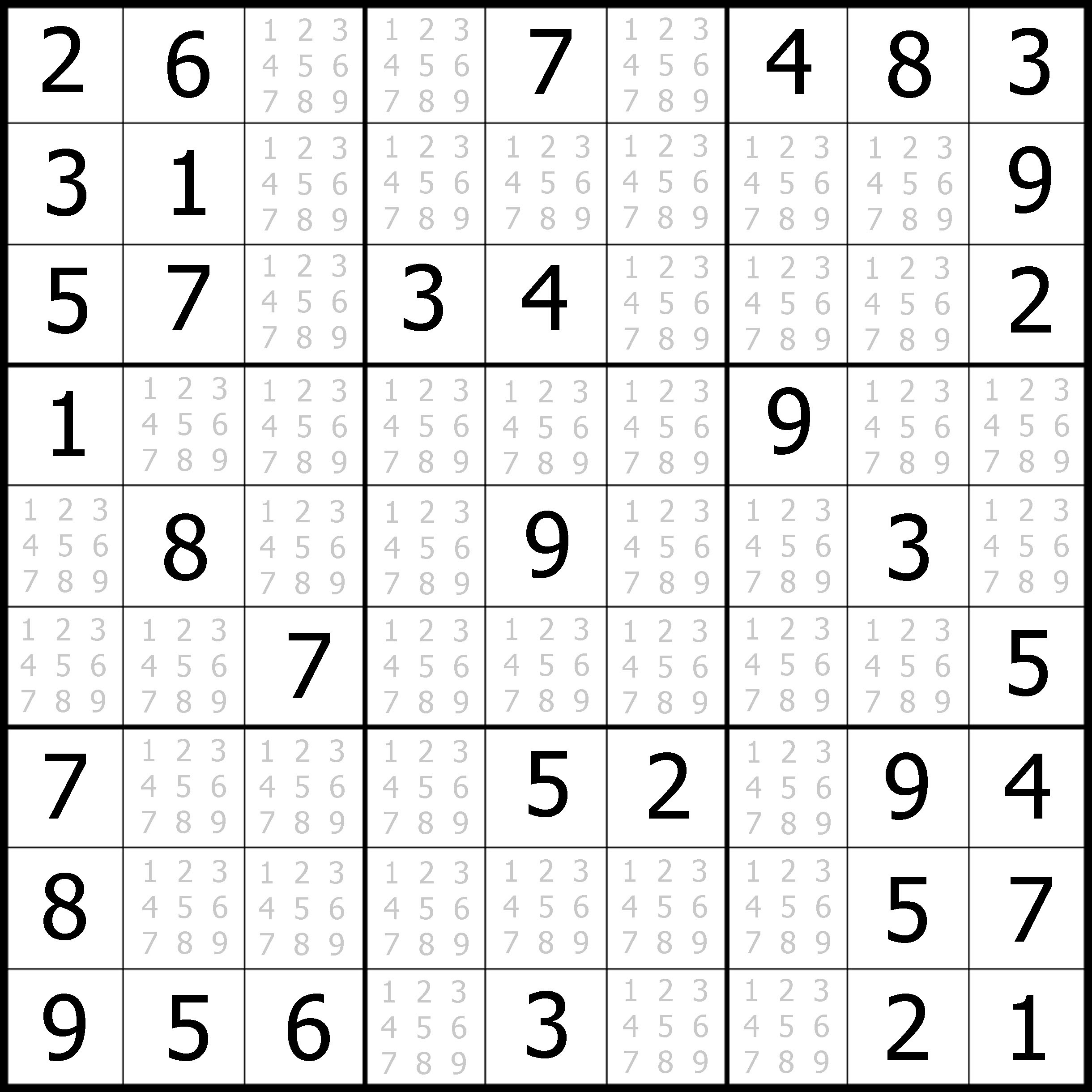 sudoku board game instructions printable