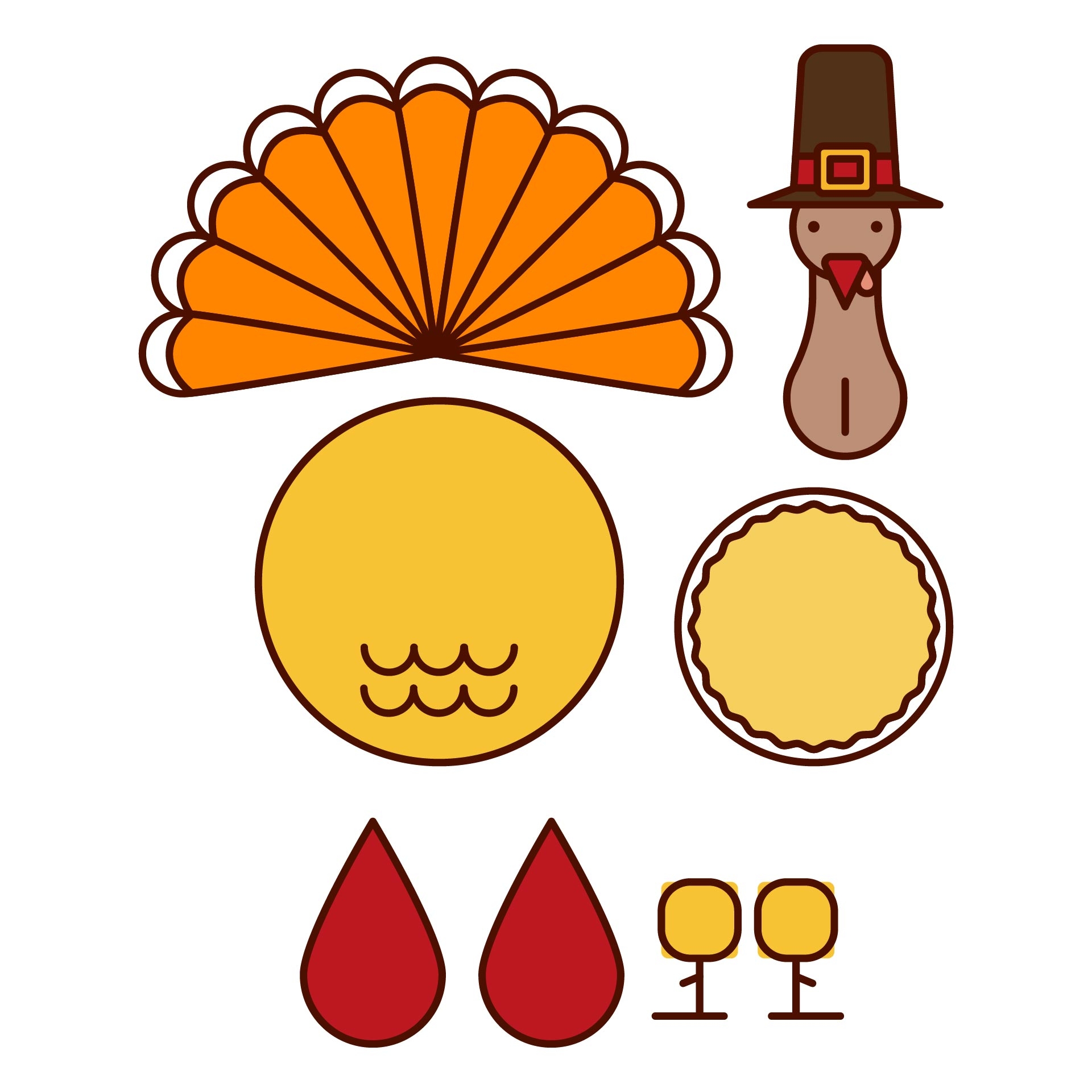 free printable thanksgiving crafts for kindergarten
