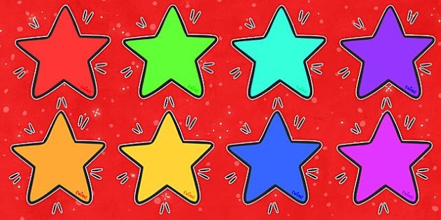 editable star template