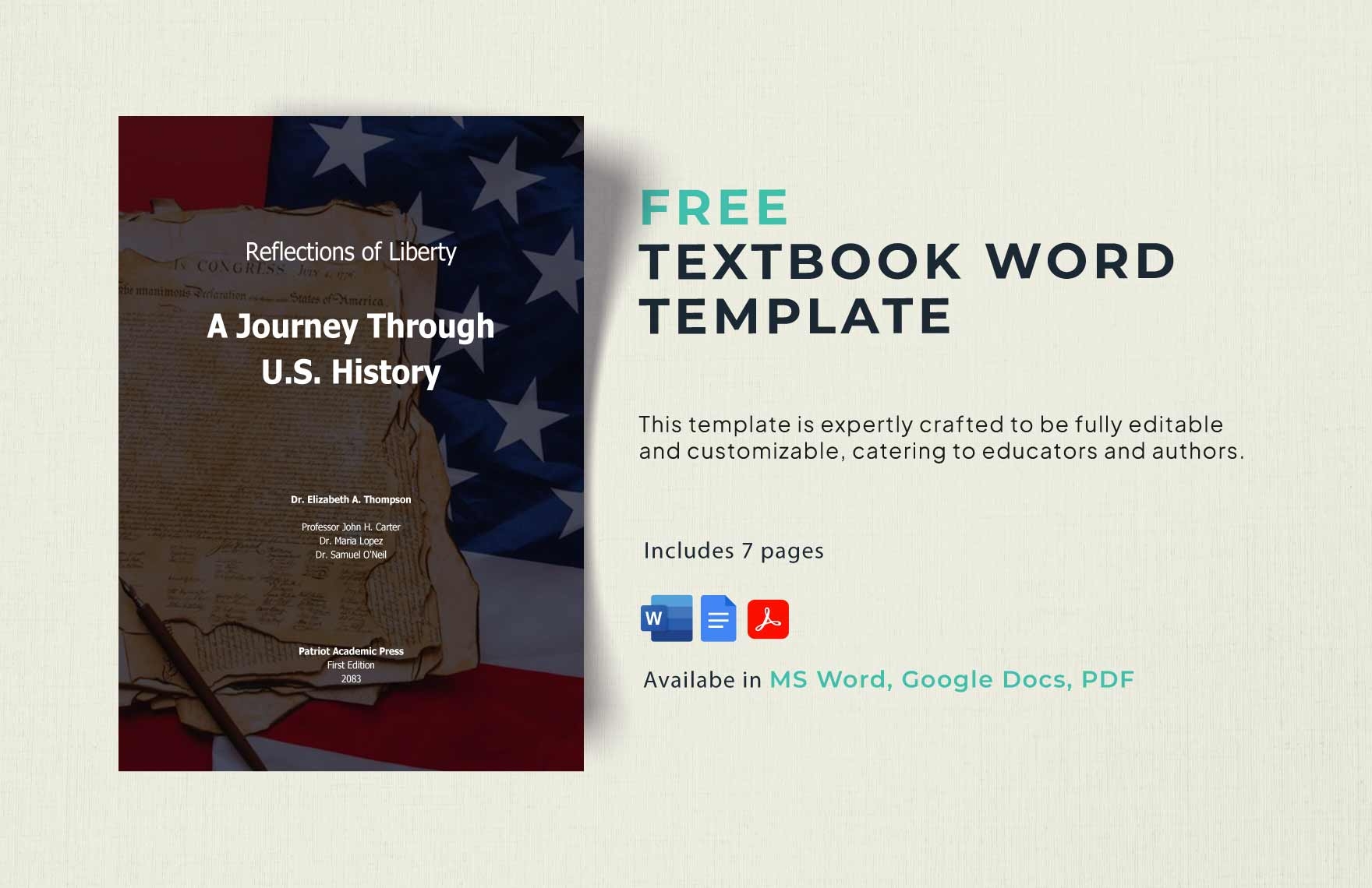 Editable Textbook Templates In Word To Download