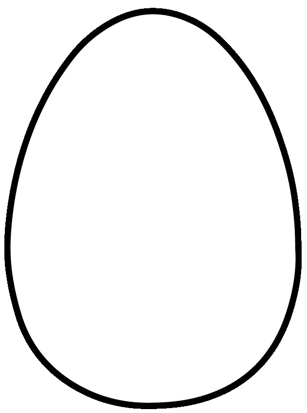 Egg Shape Template Free Printable Printable Templates