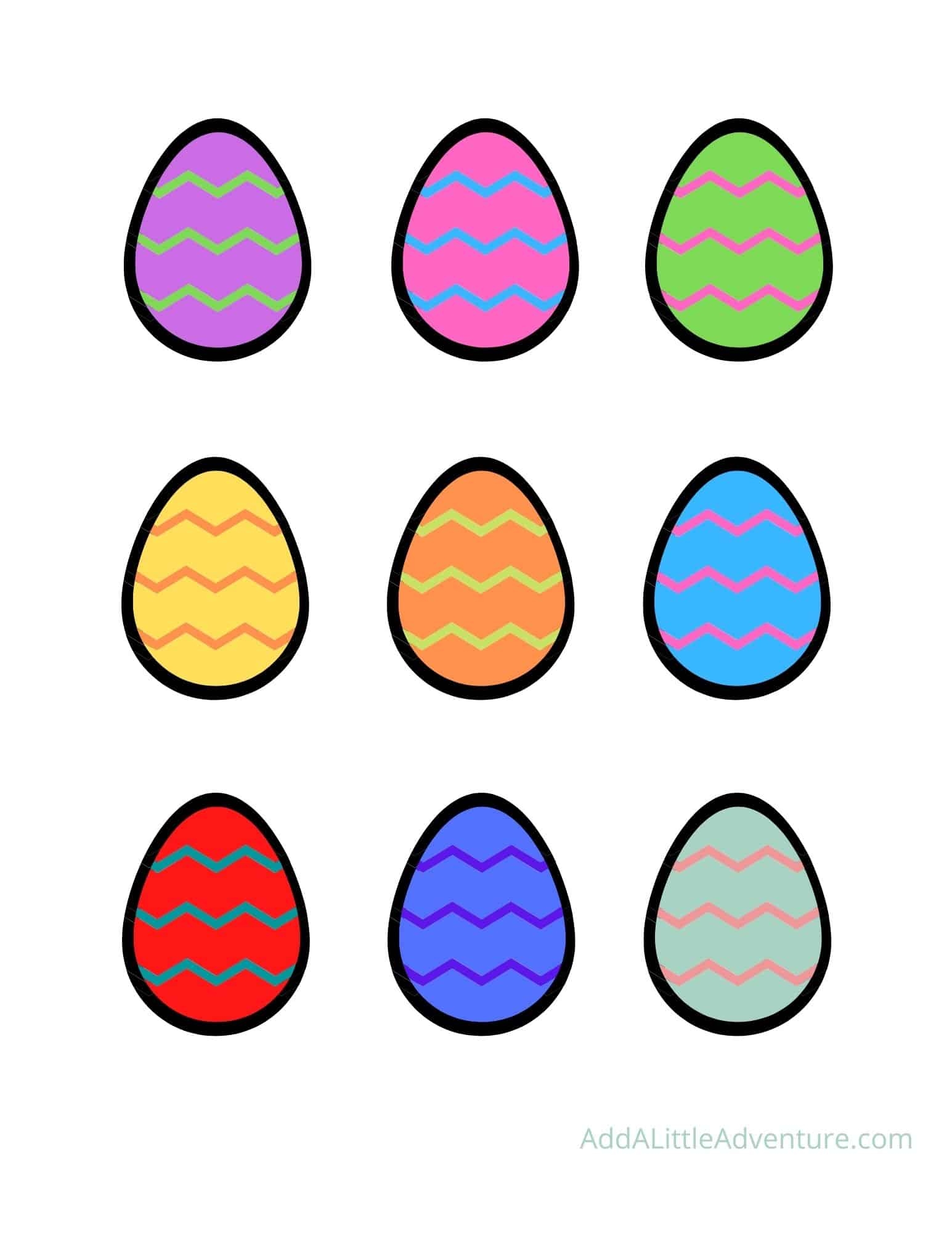 free printable egg shape templates