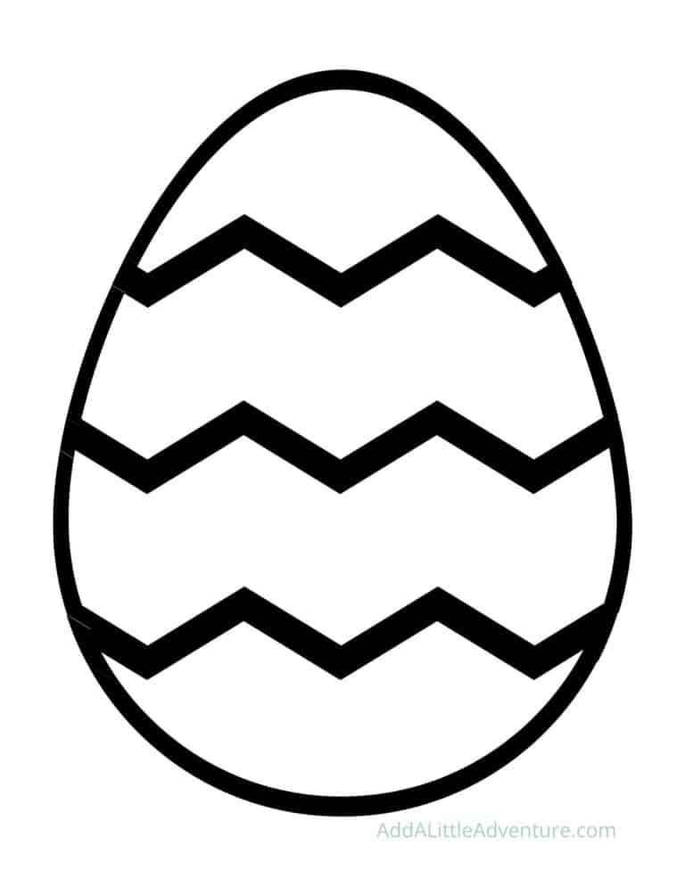 Egg Shape Templates For Easter Add A Little Adventure