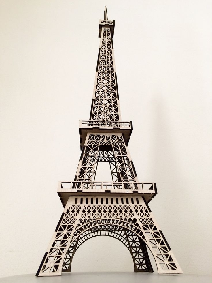 eiffel tower cut out template