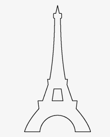 Eiffel Tower Template Cut Out Eiffel Tower Cut Out Template HD Png 