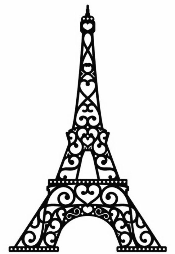 Eiffel Tower Template Printable Free Printable Templates