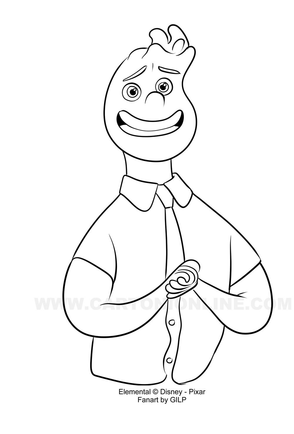 Elemental Coloring Pages Coloring Home