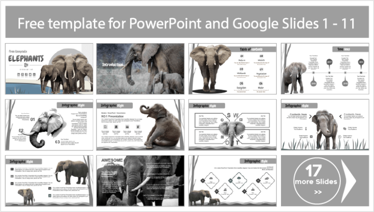 Elephant Template PowerPoint Templates And Google Slides