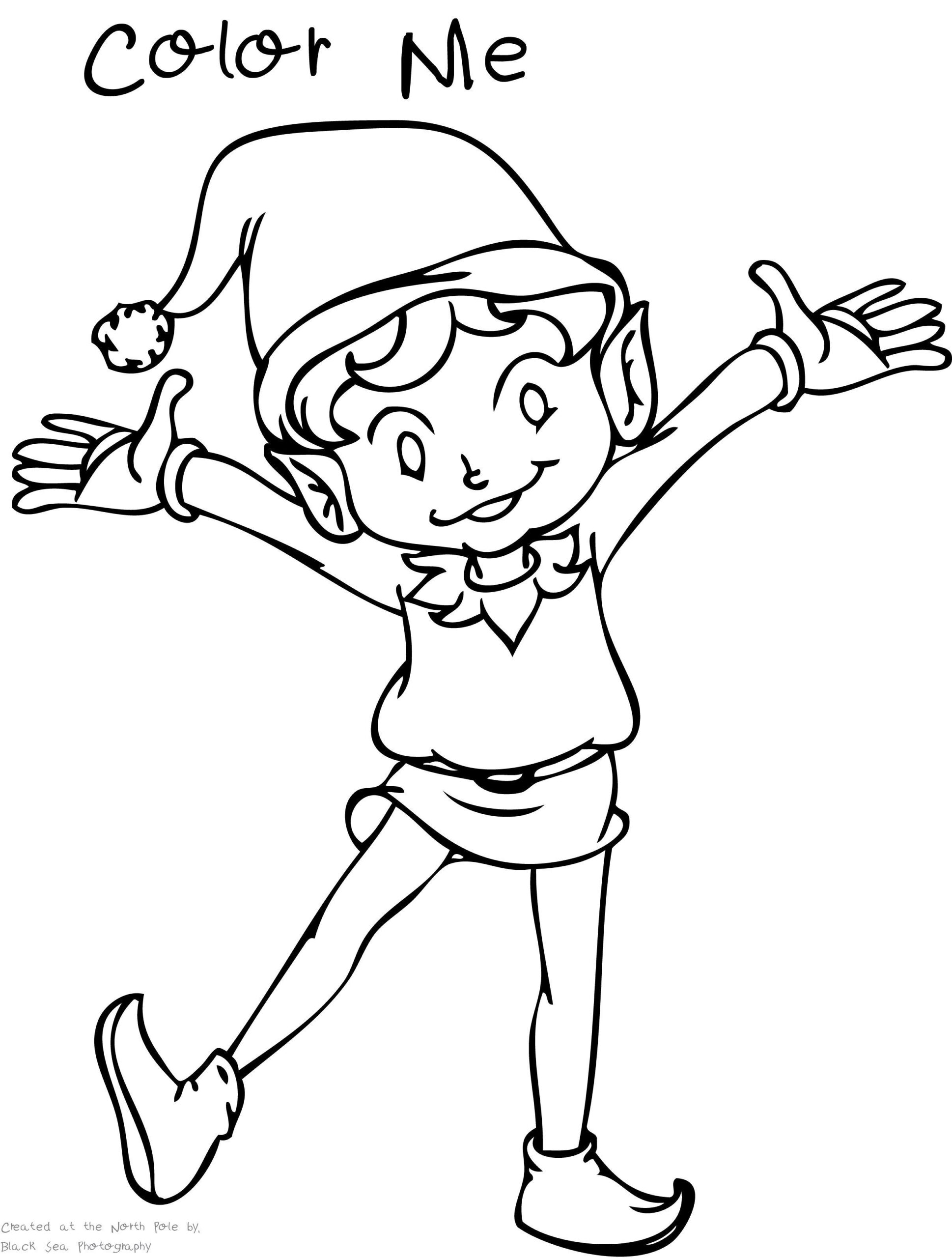 Elf On The Shelf Printable Coloring Pages At GetColorings Free 
