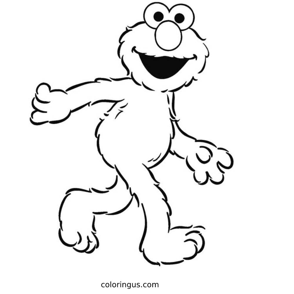 elmo coloring pages printable free
