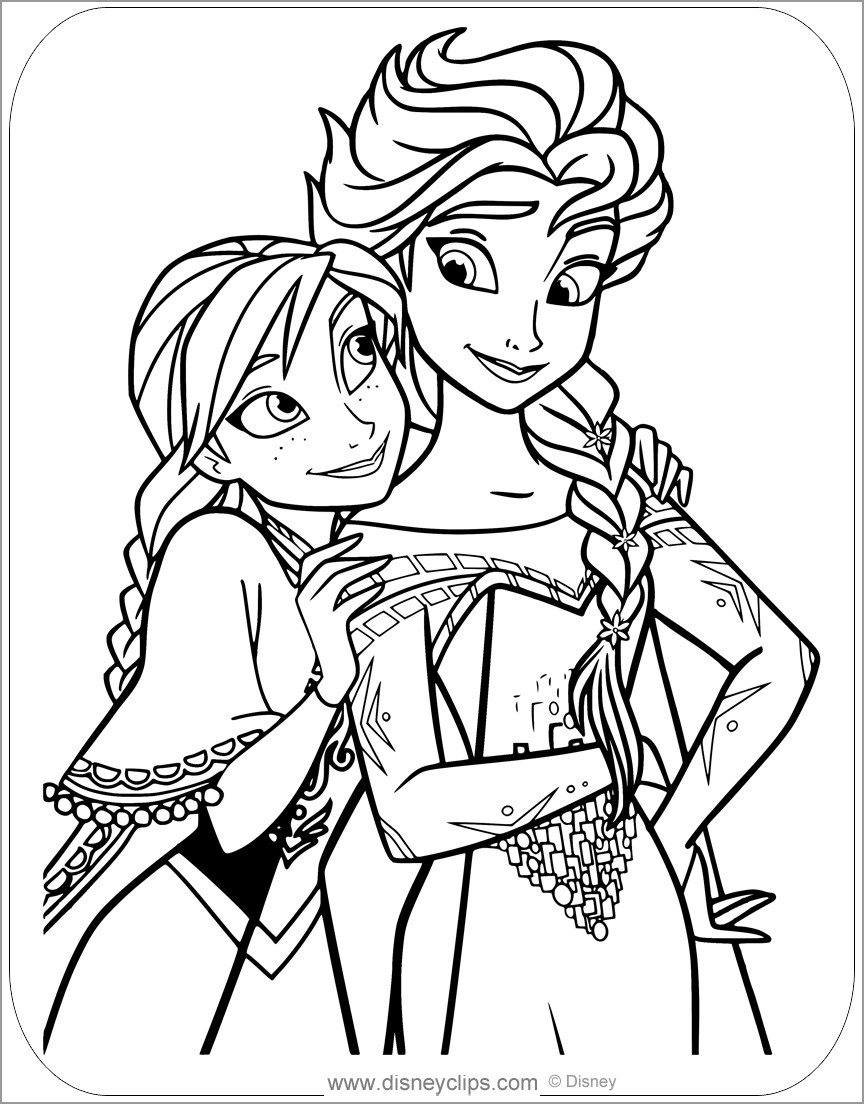Olaf From Frozen Coloring Page