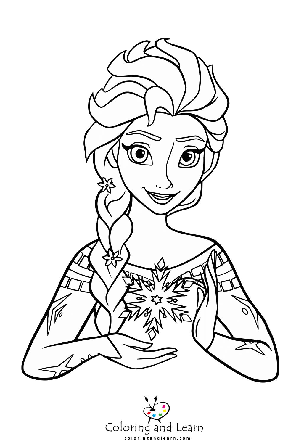 free coloring pages elsa