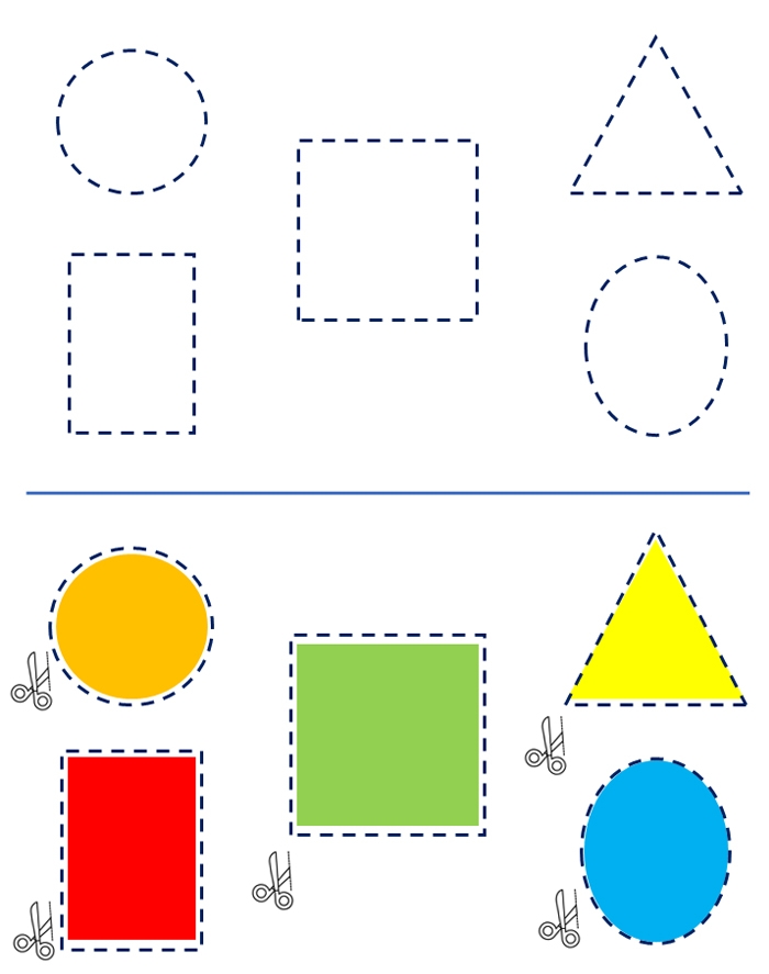 Engaging Color Cut And Paste Worksheets For Creative Learning 