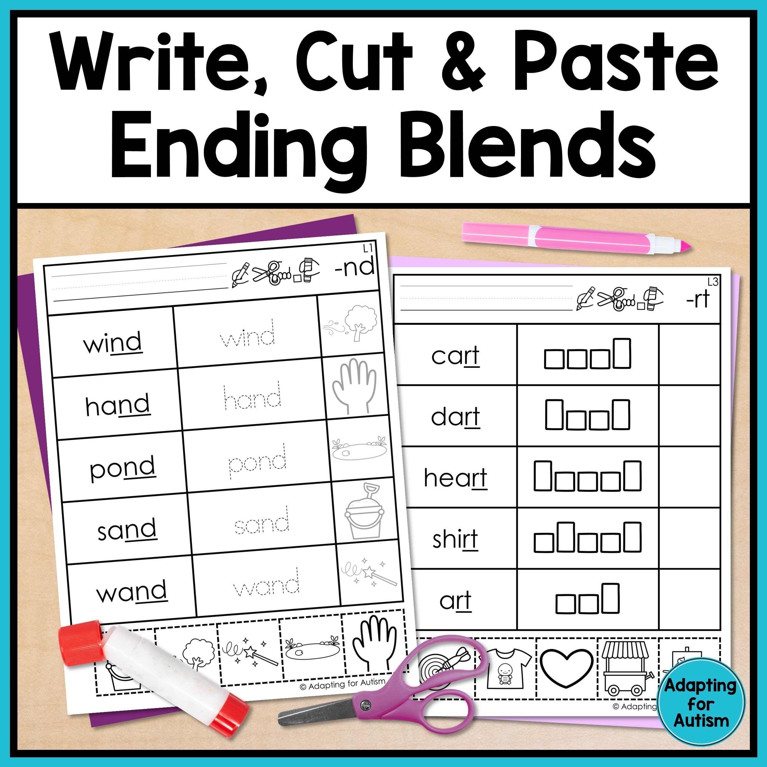 Engaging Ending Blends Worksheets For Effective Phonics Learning