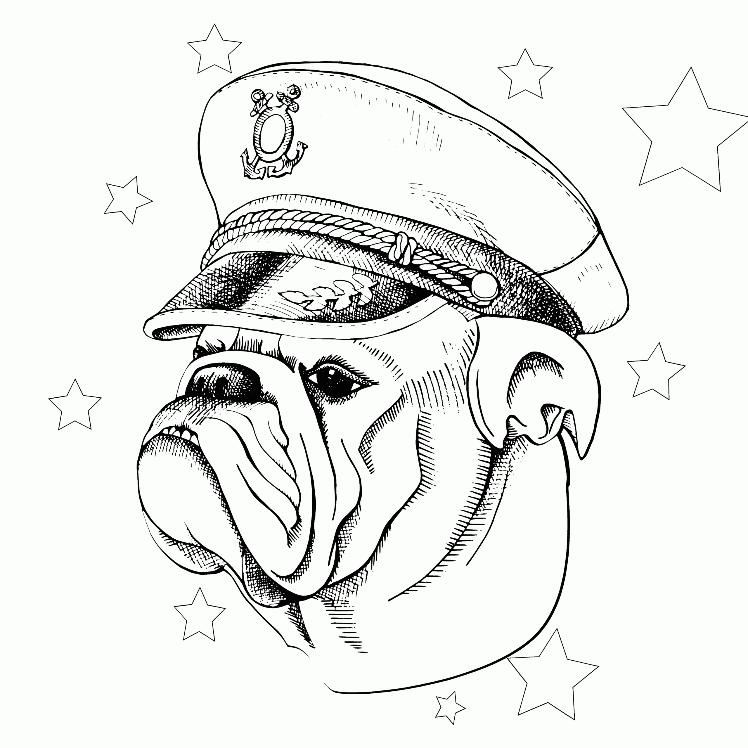 English Bulldog Coloring Pages Coloring Home