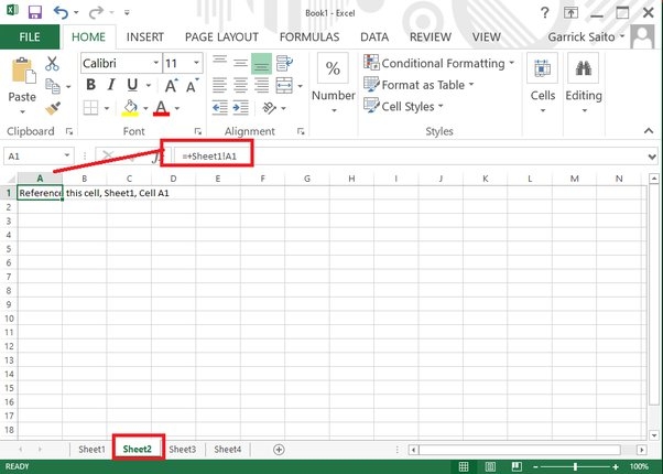 excel worksheet reference