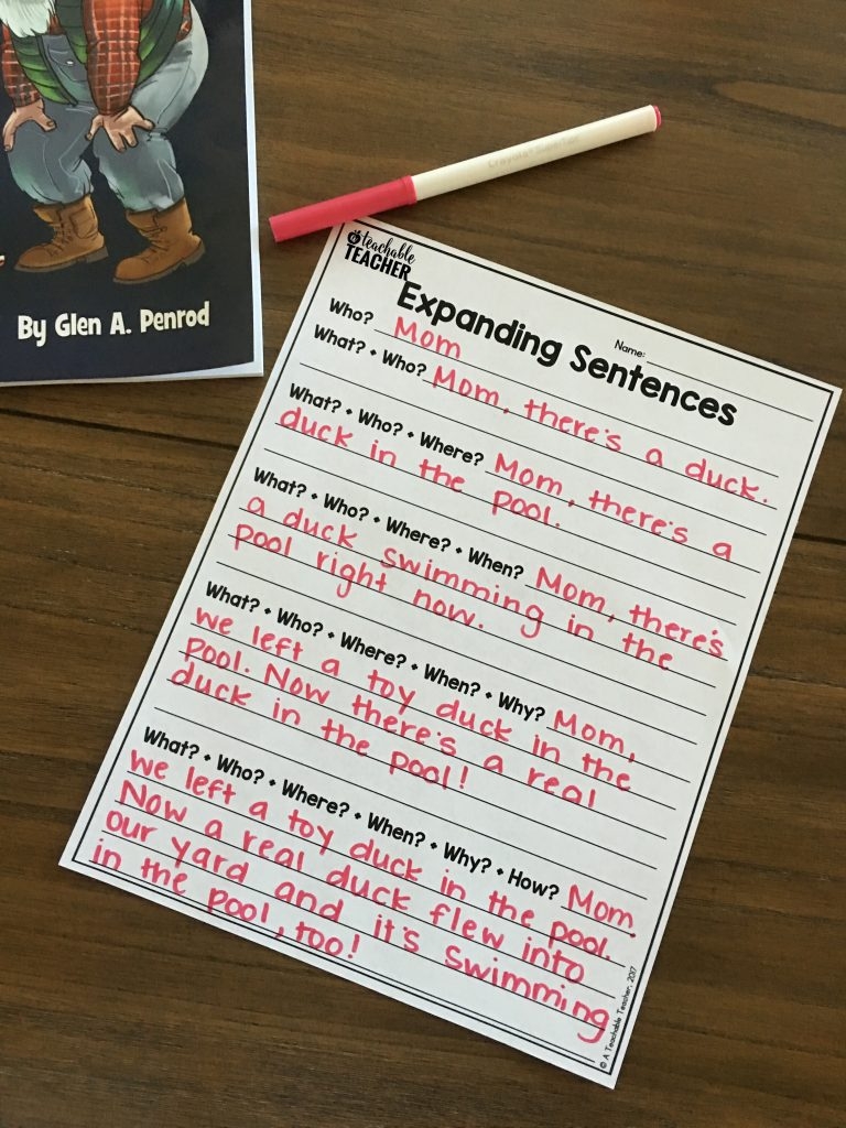 Expanding Sentences Worksheet Live Worksheets Worksheets Library