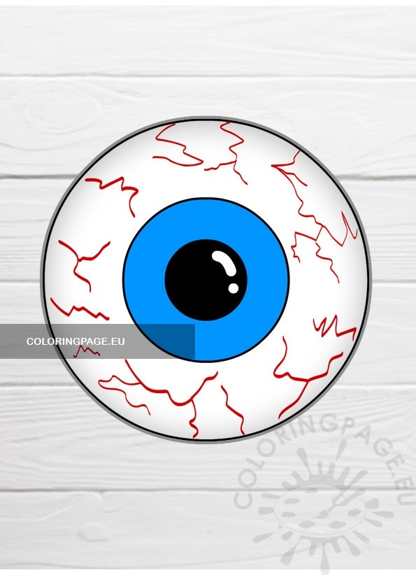 EyeBall Coloring Page