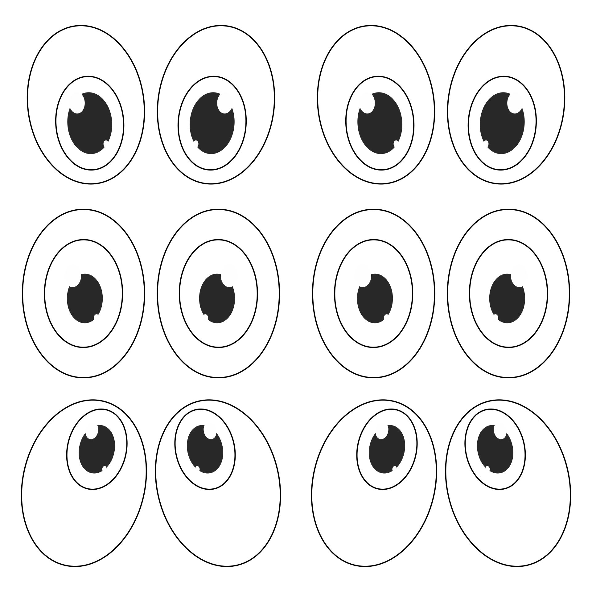 free printable eyes pdf