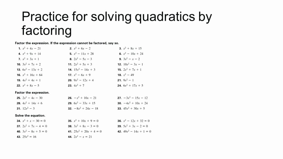 Factoring Difference Of Squares Worksheet New Worksheet Factoring The 