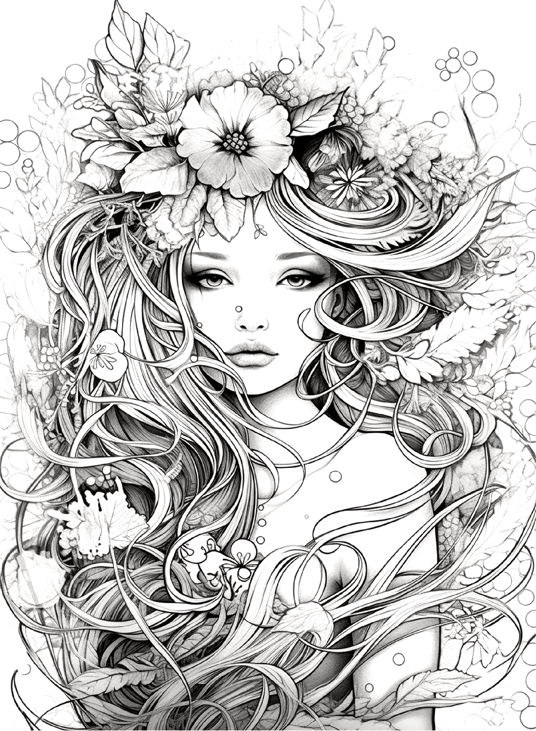 Print Fairy Coloring Pages