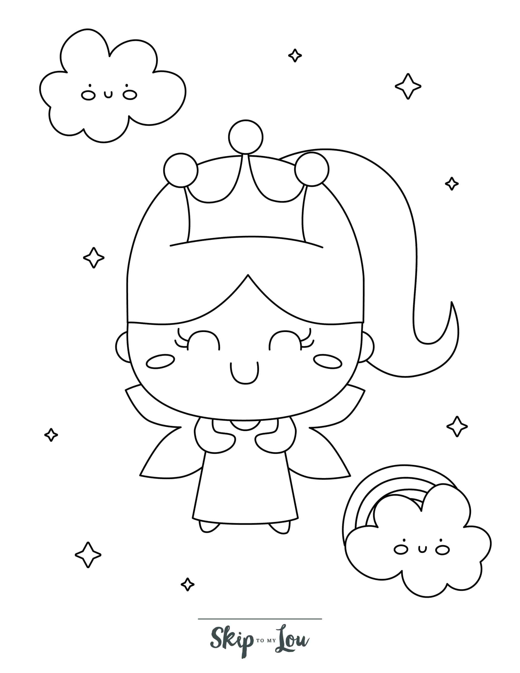 Fairy Coloring Pages Free Printable Sheets Skip To My Lou