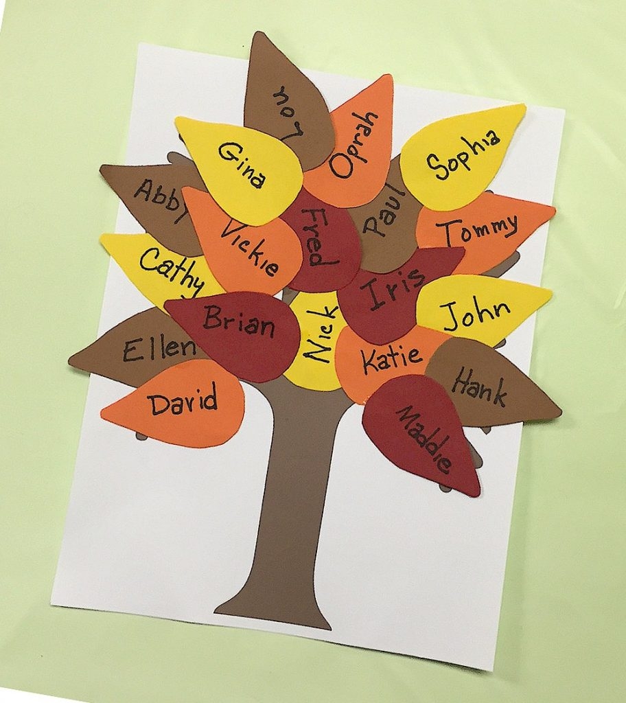 printable fall crafts for kindergarten