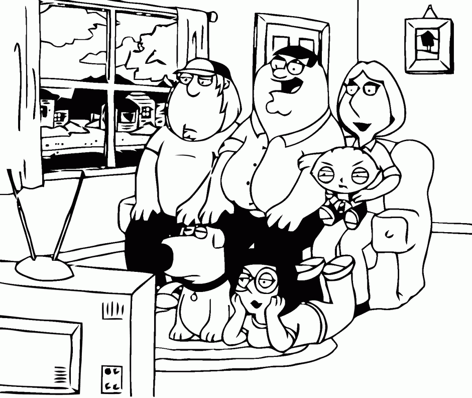 Family Guy Coloring Pages Coloring Home