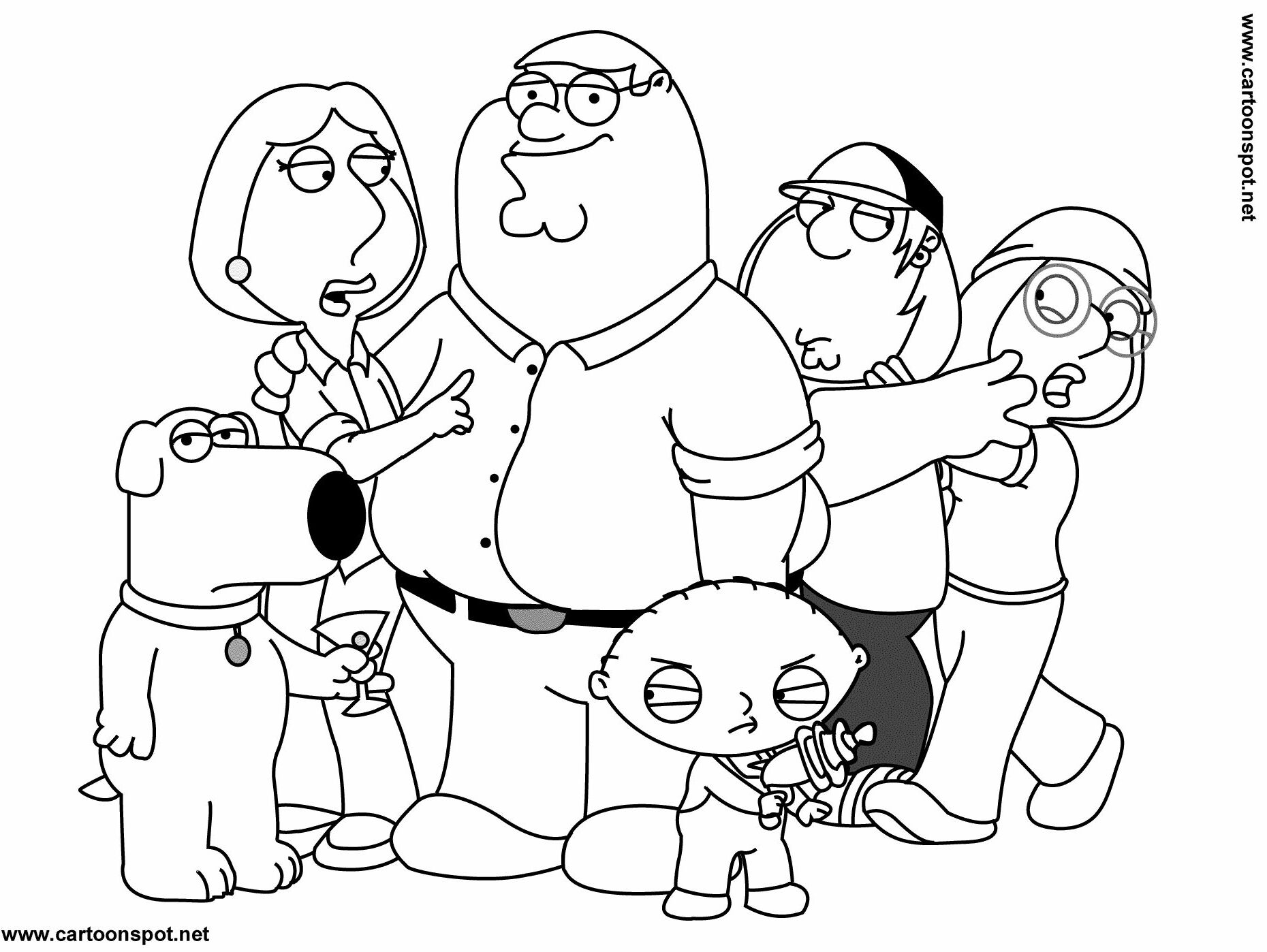Family Guy Coloring Pages