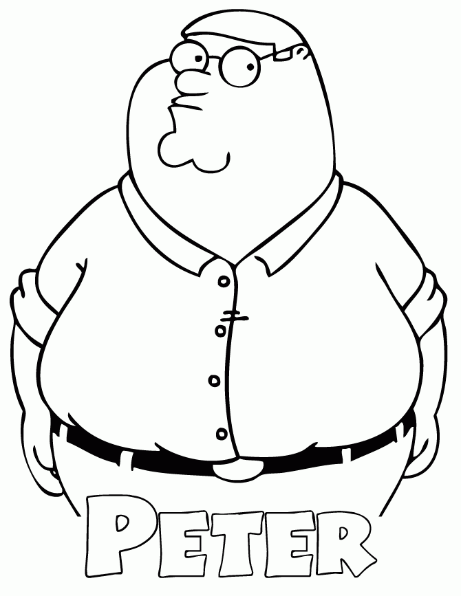 Family Guy Printable Coloring Pages Coloring Home