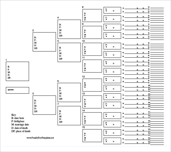 free pdf family tree template