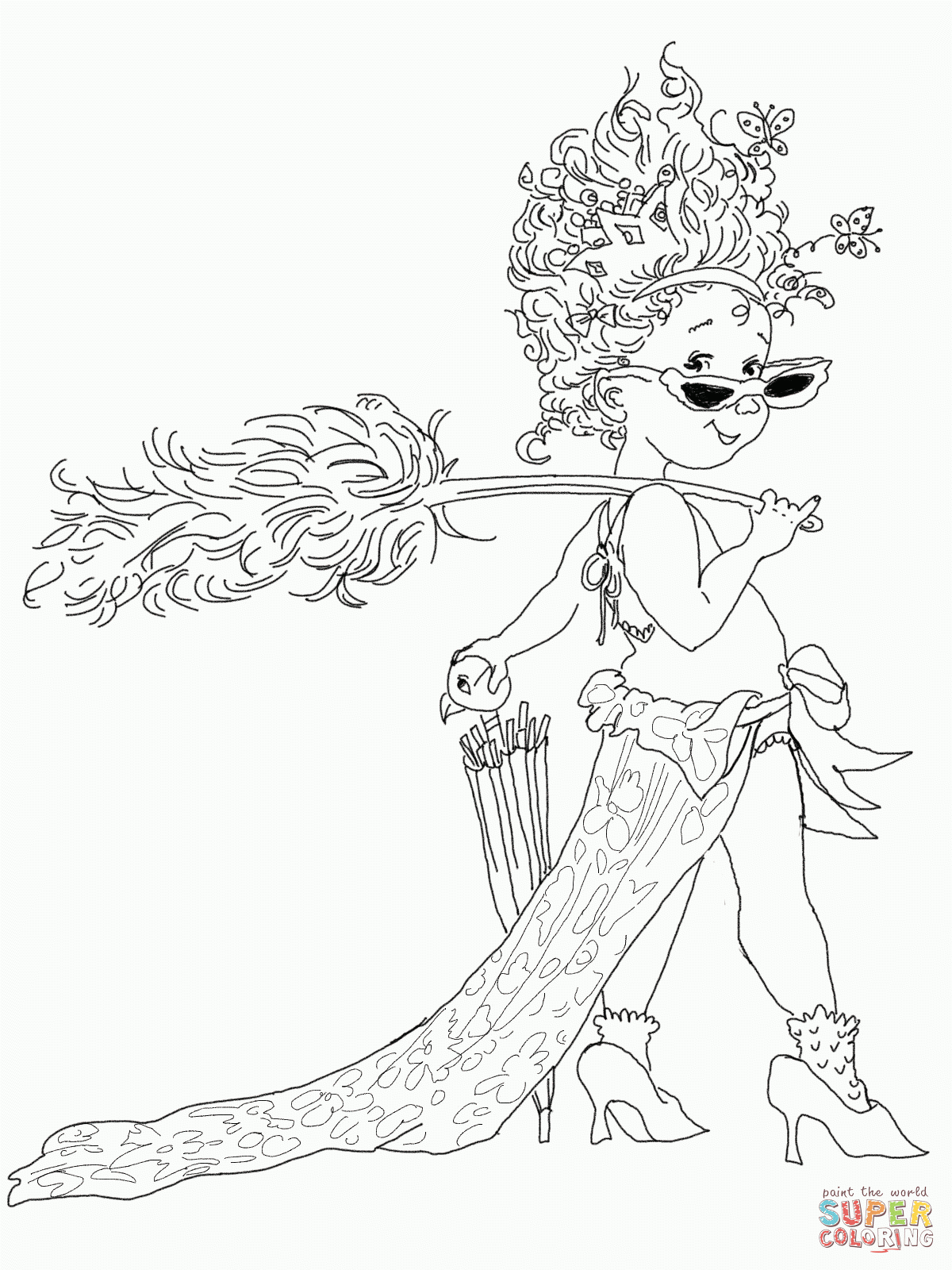 Fancy Nancy Coloring Pages Coloring Home