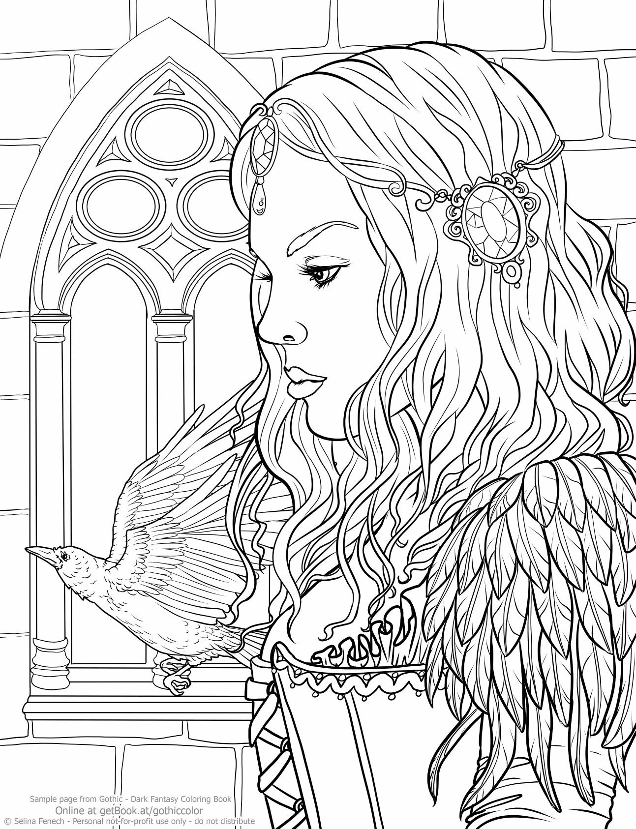 free coloring pages fantasy