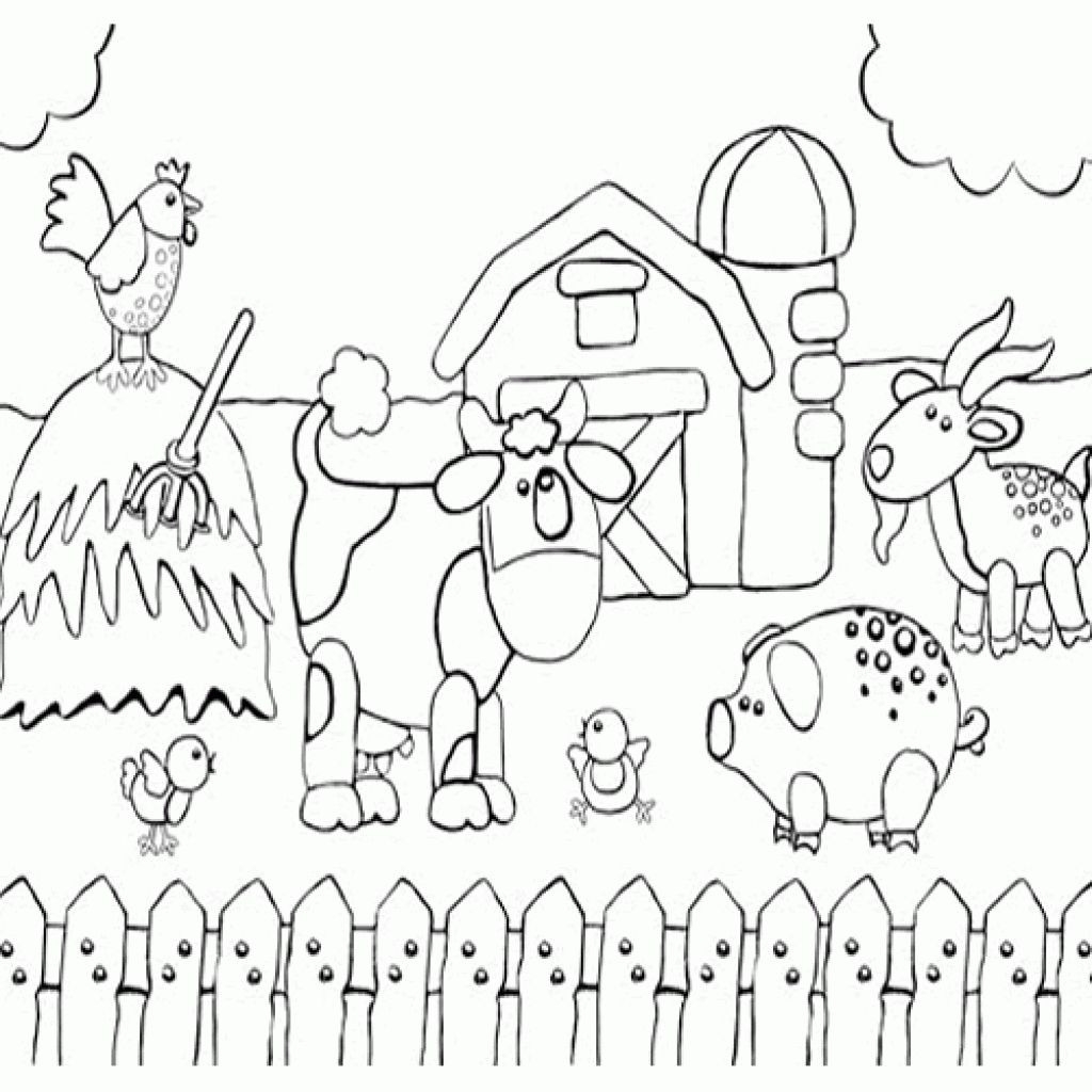 Farm Coloring Pages Free Printable At GetColorings Free Printable 