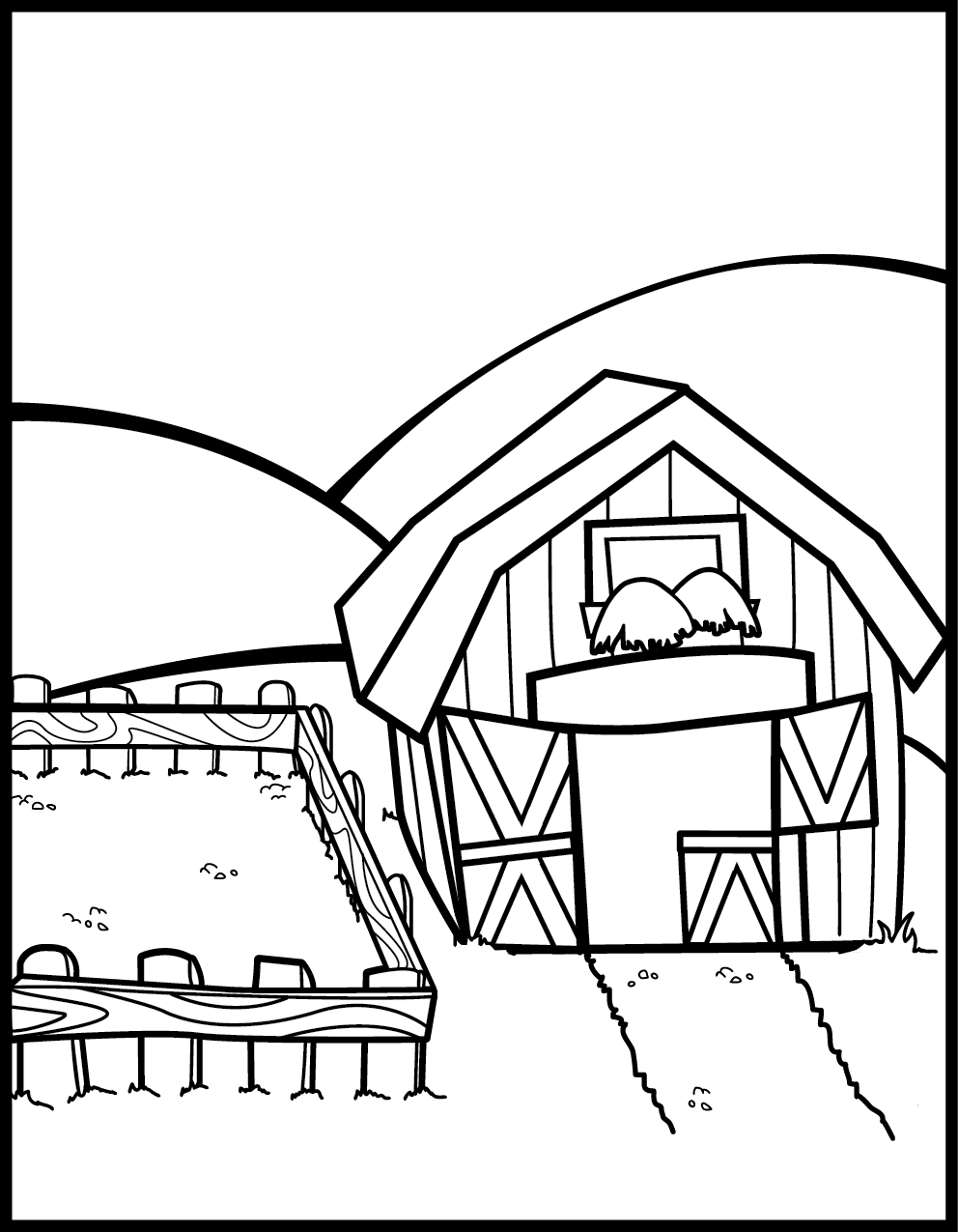 Farming Coloring Pages