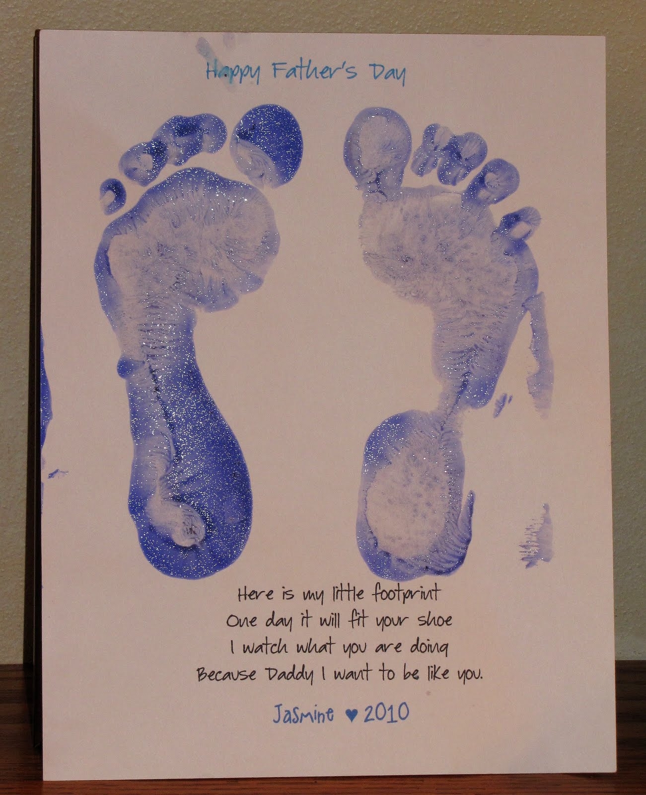 Father 39 s Day Footprint Printable