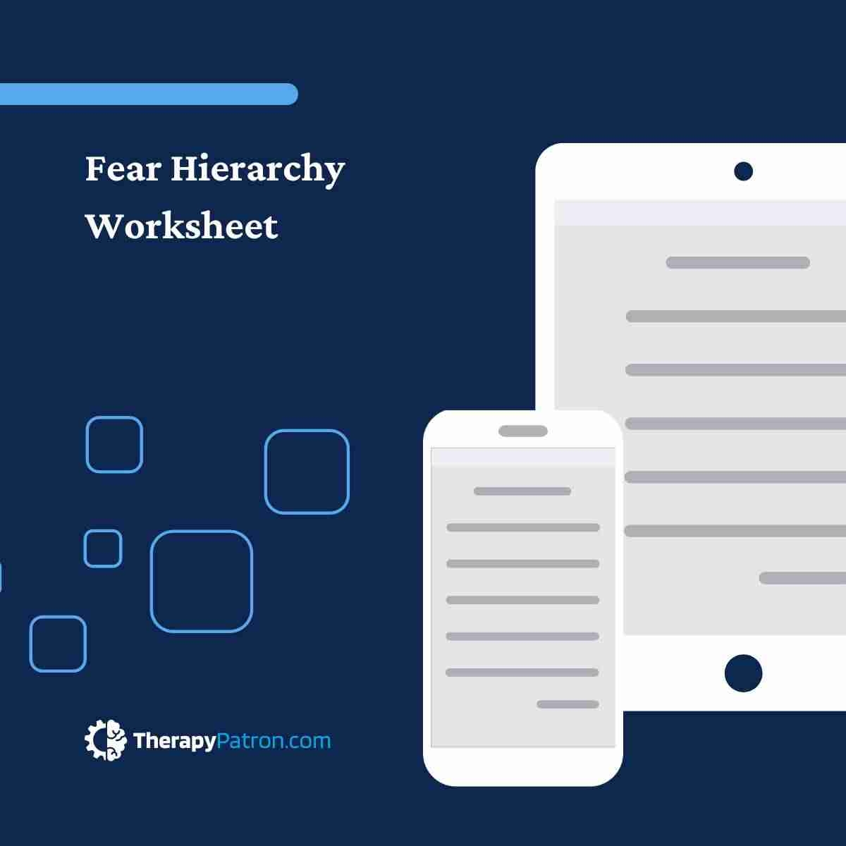 Fear Hierarchy Worksheet Editable Fillable Printable PDF 
