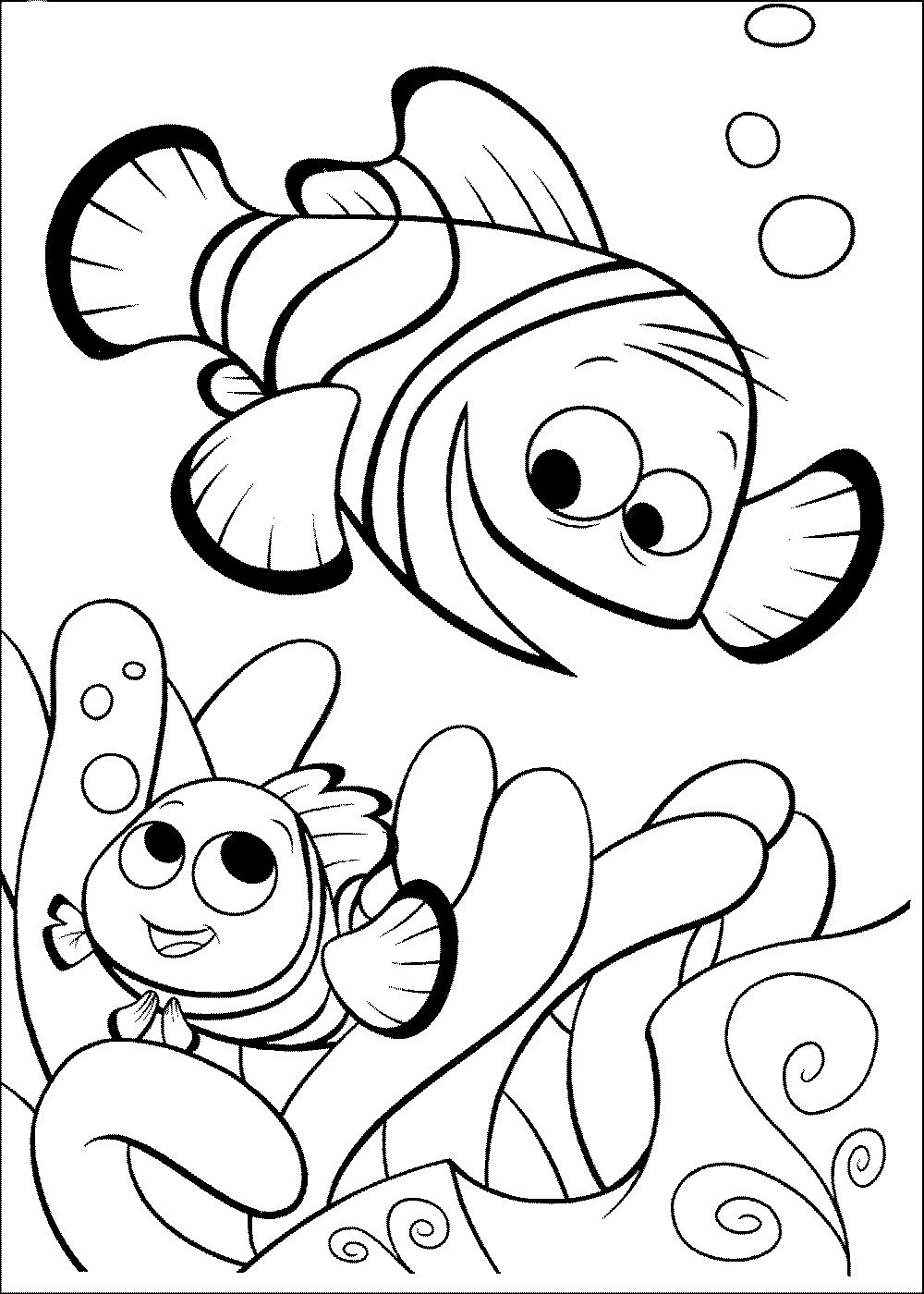 Finding Nemo Coloring Pages