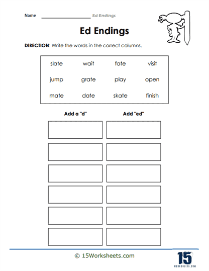 ed worksheet
