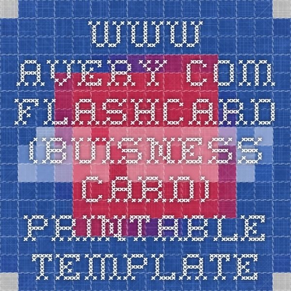 flashcard printable template
