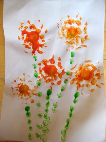 Flower Printing Craft Ideas