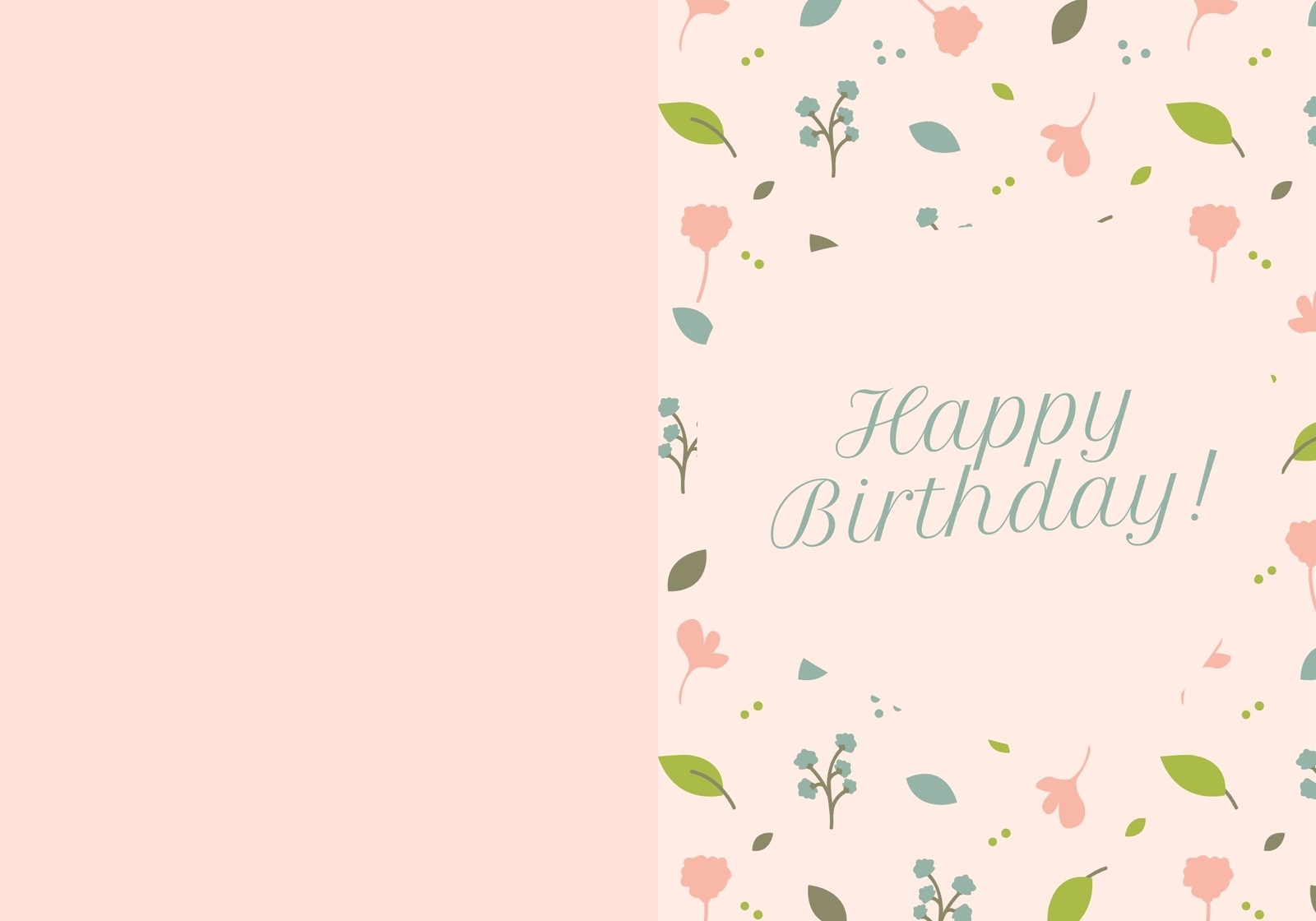 Foldable Birthday Card Template Cardtemplate my id